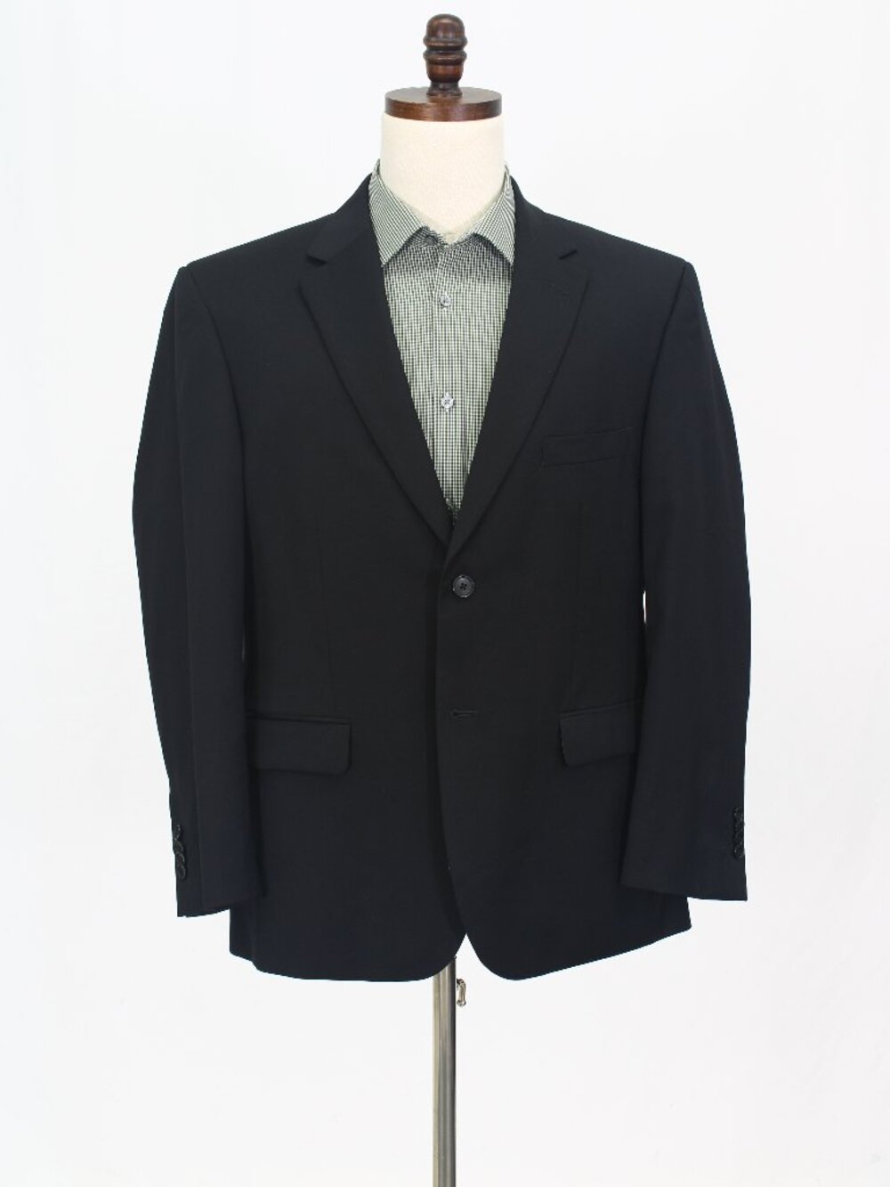 Kenneth Cole Awearness 44S Gray Blazer Sport Coat Jacket 2-Button Solid W554